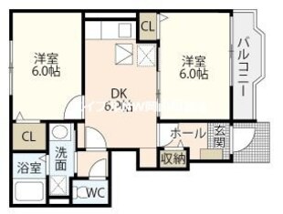 セイバリー　Ｂ棟の物件間取画像